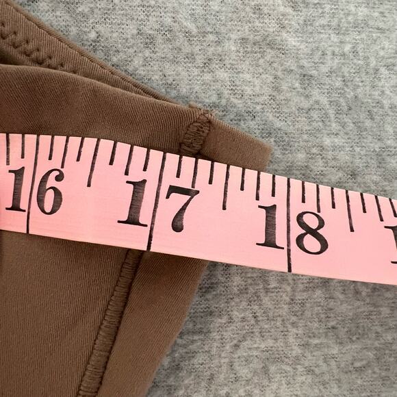 Skims Bodysuit Tan Snap Closure Sleeveless Stretch High Neck Plus Size 4X Layer - Picture 6 of 7